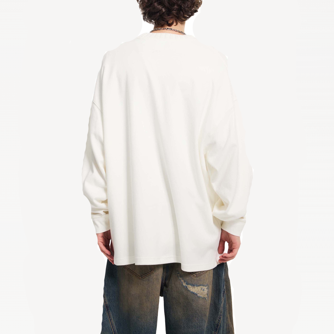 Knitted Signature Oversize Sweatshirt