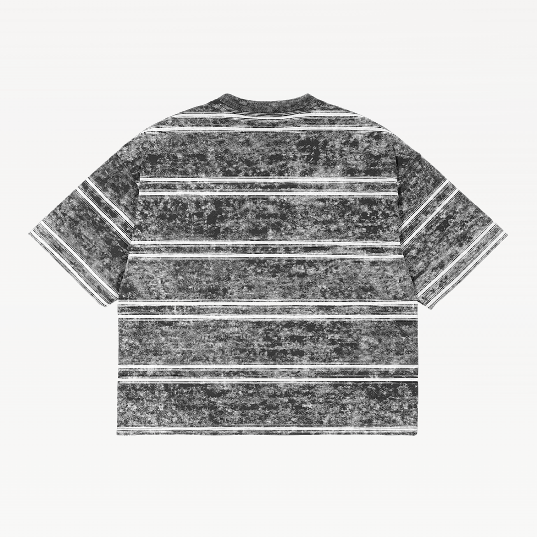 Washed Stripe Boxy T-Shirt