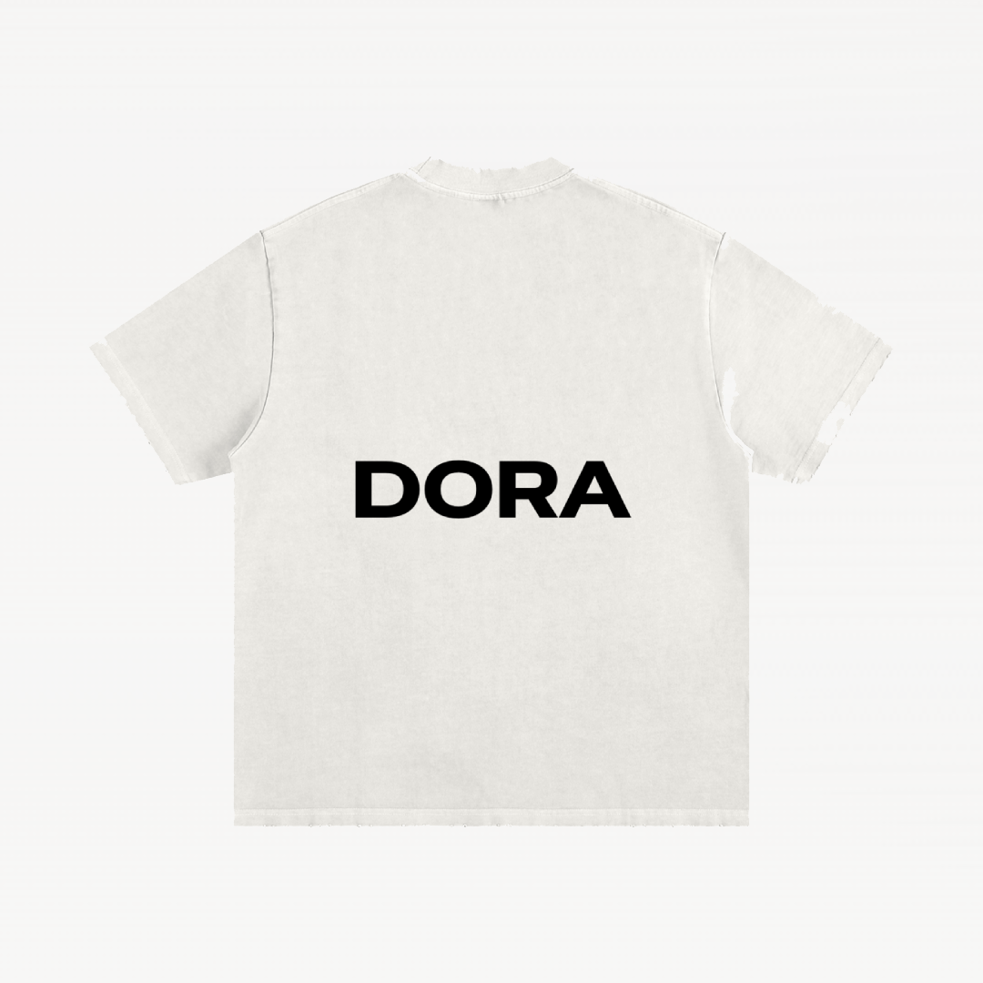 Frayed Signature Back T-Shirt