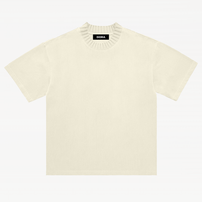 Knitted Signature Back T-Shirt