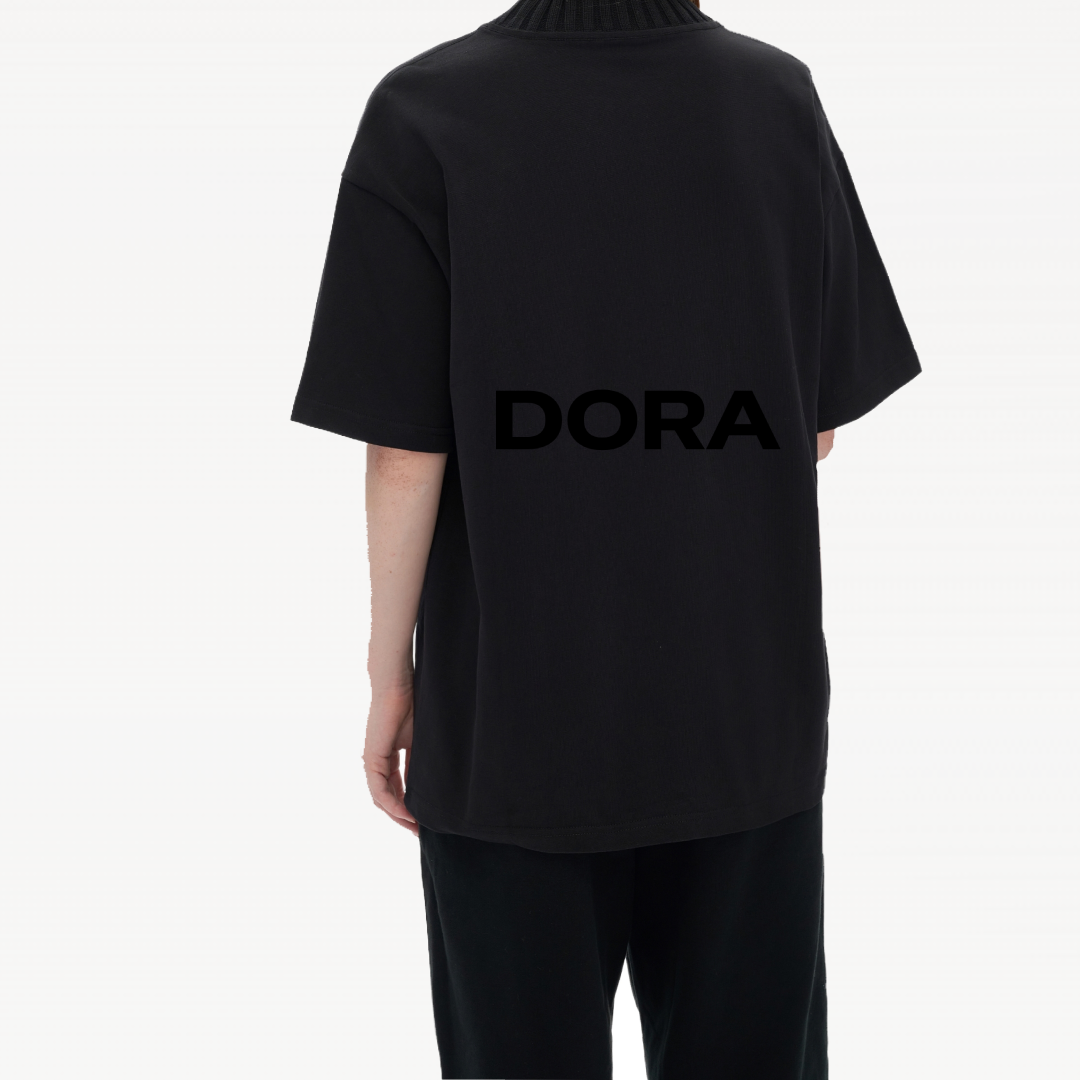Knitted DORA Back T-Shirt