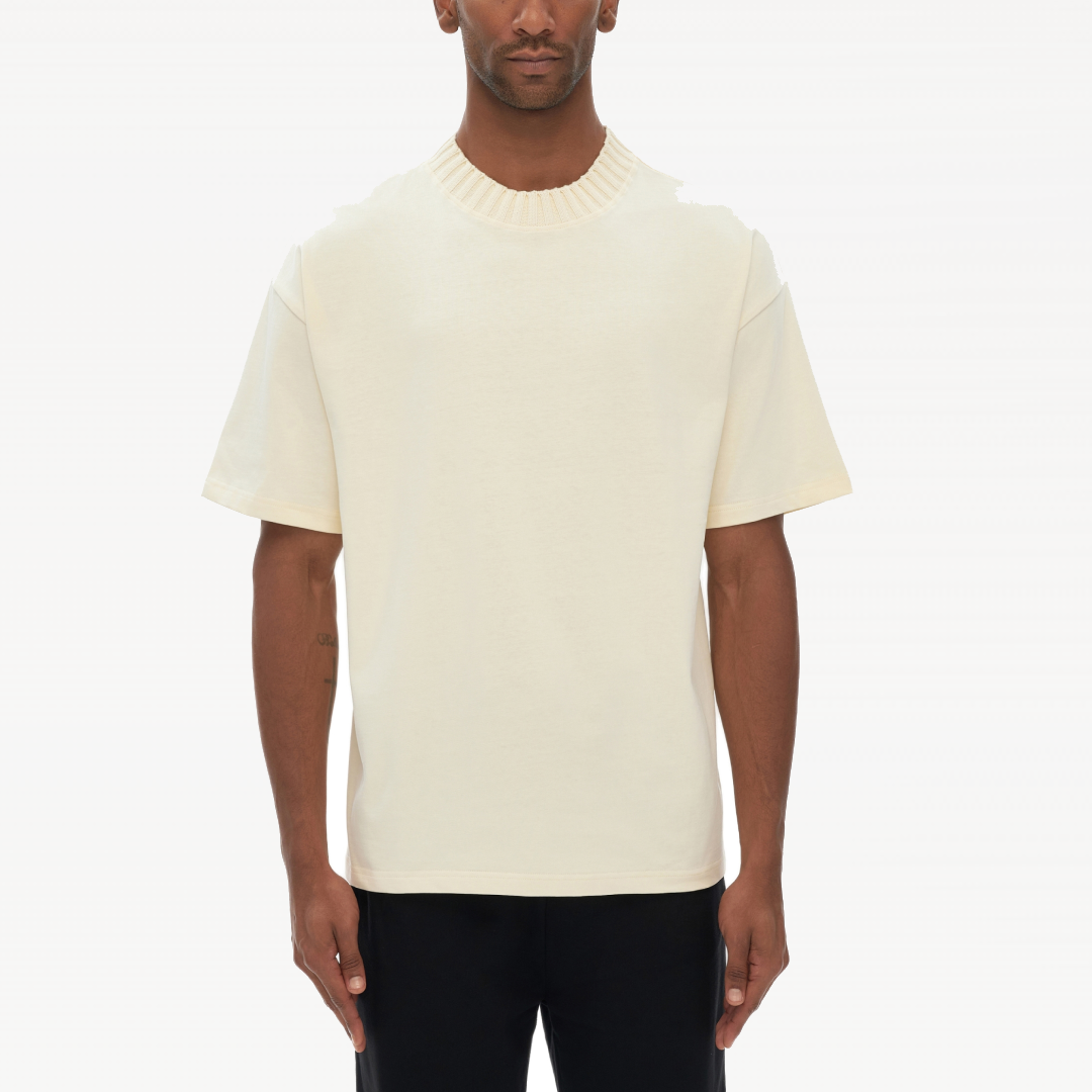 Knitted Signature Back T-Shirt