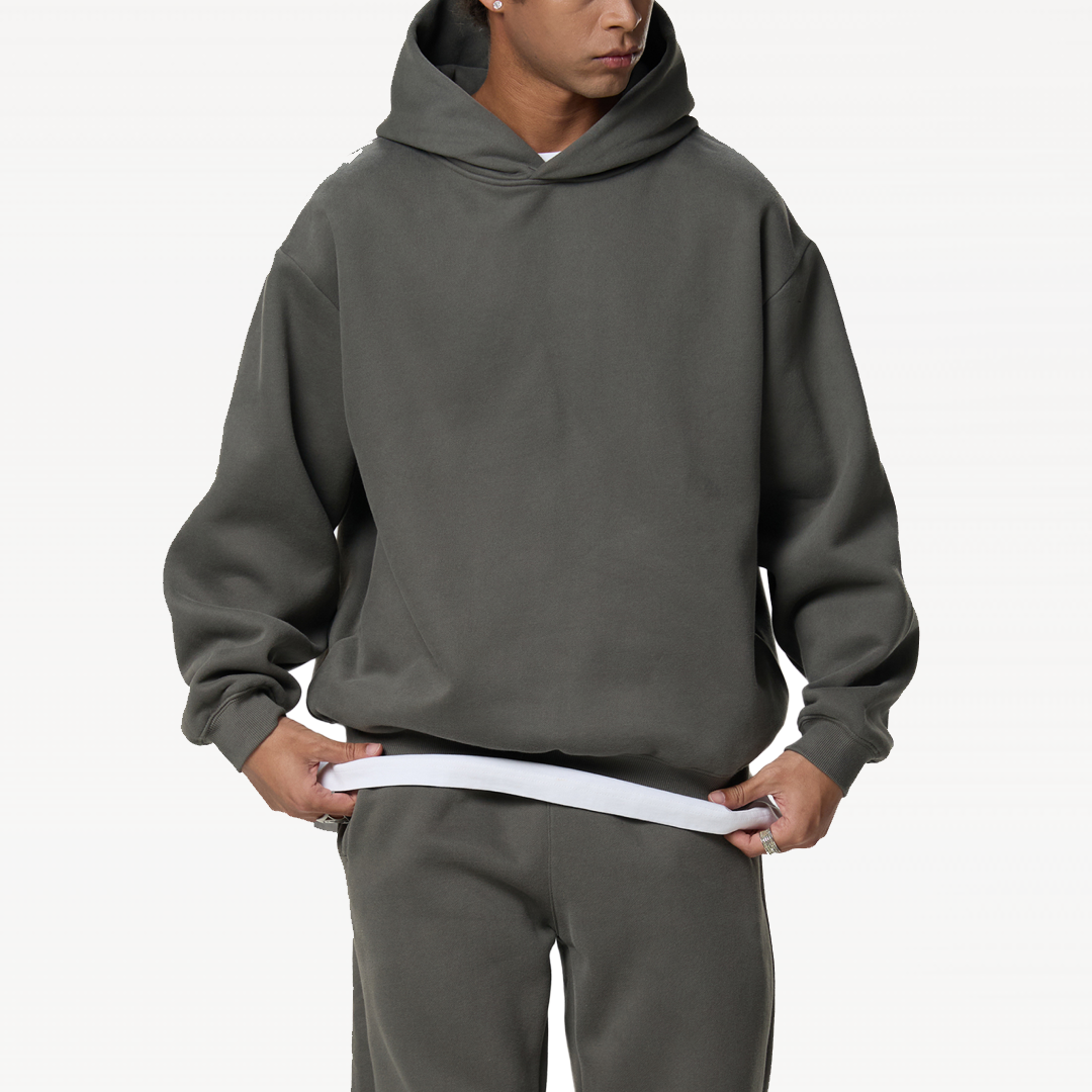 Fleeced Signature Back Hoodie