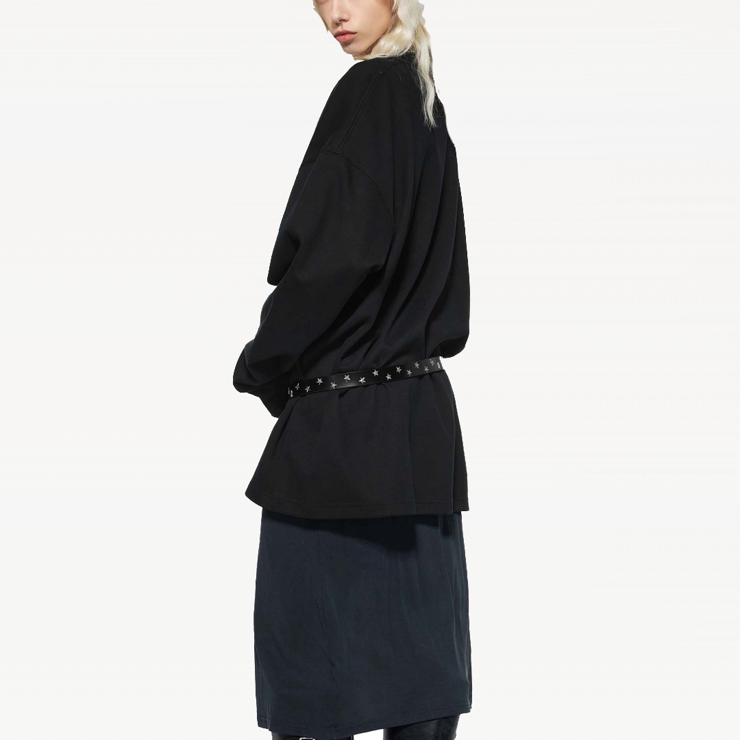 Knitted Signature Oversize Sweatshirt