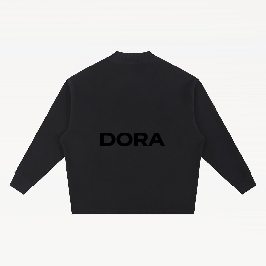 Knitted DR Signature Back Oversize Sweatshirt