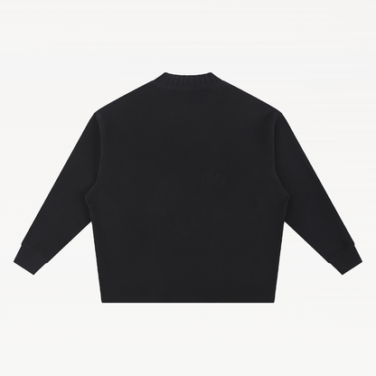 Knitted Signature Oversize Sweatshirt