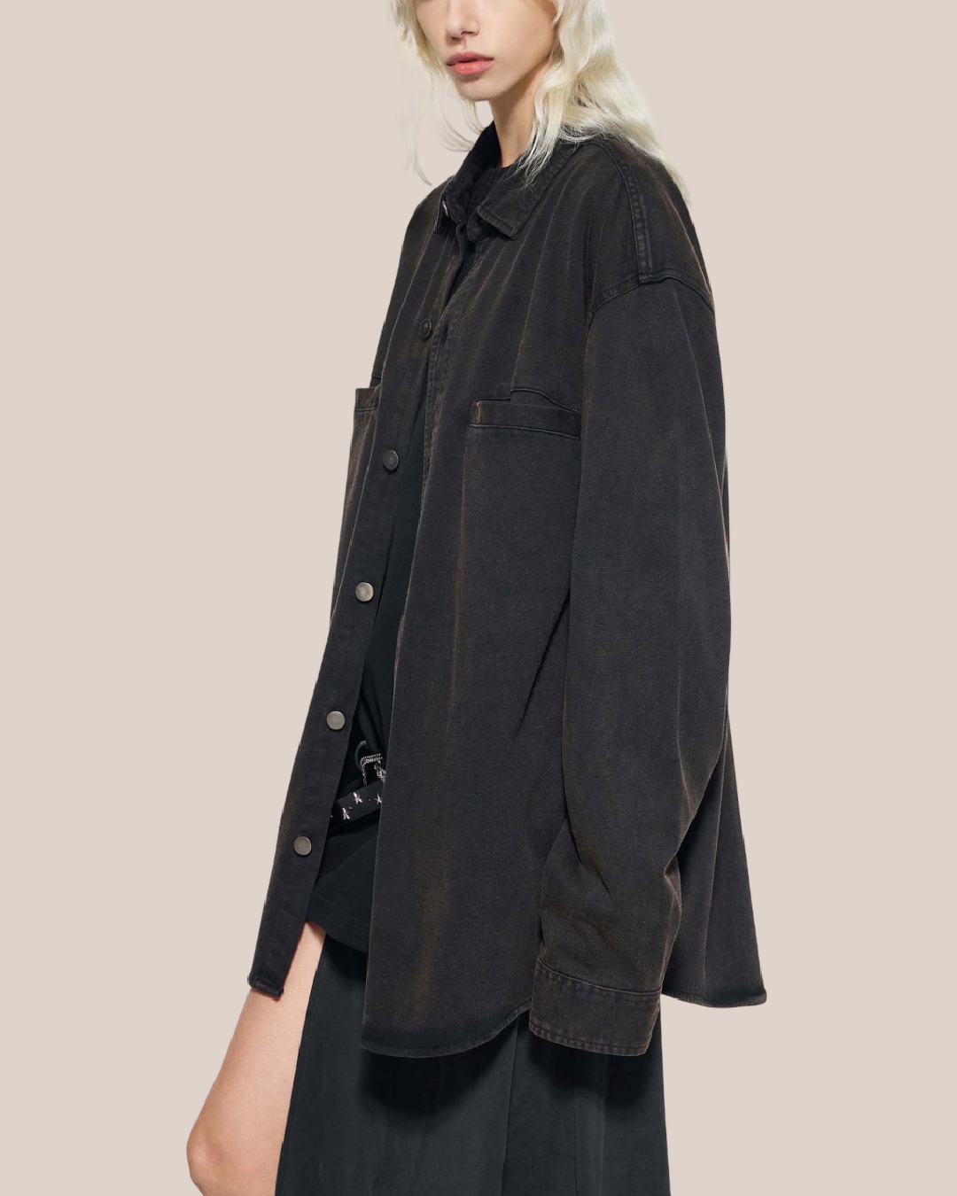 DENIM SIGNATURE BACK VINTAGE JACKET