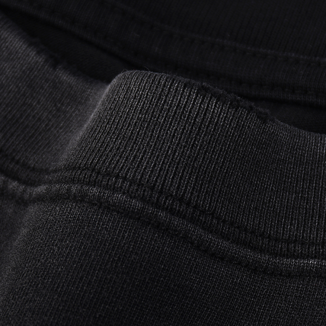 Raw Edge Cotton Sweatshirt