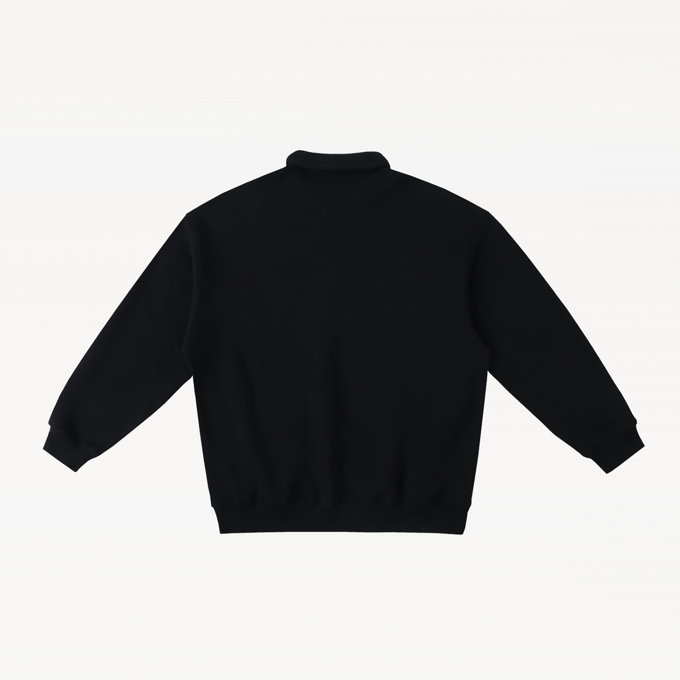 Polo Collar Sweatshirt