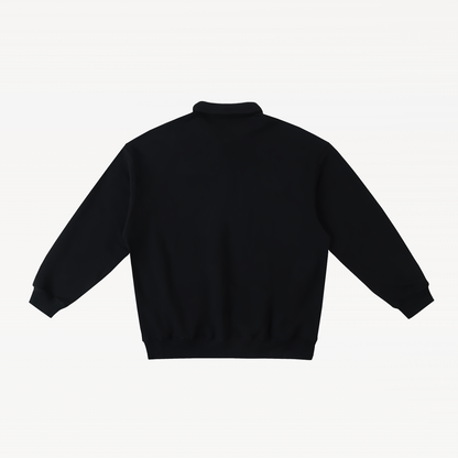 Polo Collar Sweatshirt